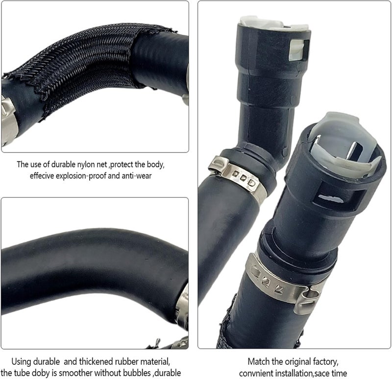 SIDMILE KH1188 Heater Hose Fit for Ford Expedition Fit for Lincoln Navigator Heater Water Outlet Hose - Image 5